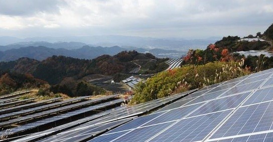 中国日地太阳能电力公司太阳能发电站在日本竣工